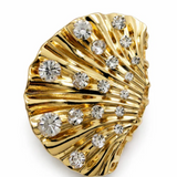 Gold Shell with Gems