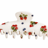 RPZL Acetate Farmers Market Claw Clip white