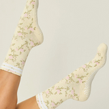 The Floral Grip Sock