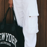 Linen Cargo White
