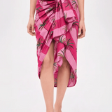 Luciana Palm Pareo Skirt