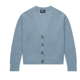 Ryder Cashmere Cropped Cardigan Horizon